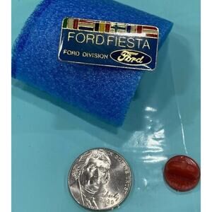 Ford Fiesta Lapel Pin Hat Tack Hatchback Car Mfg Ford Europe